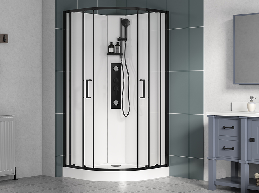 Quadrant shower cabin low tray 90x90 cm
